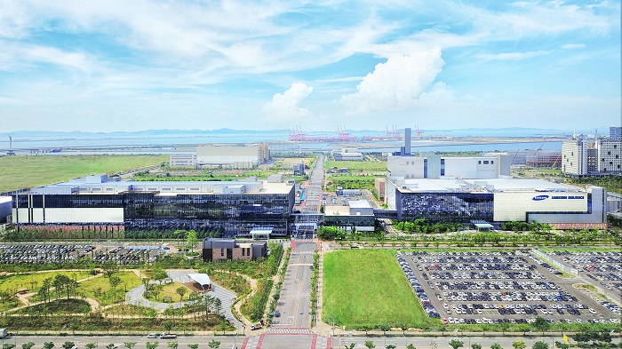 Samsung Biologics plants complete view from top